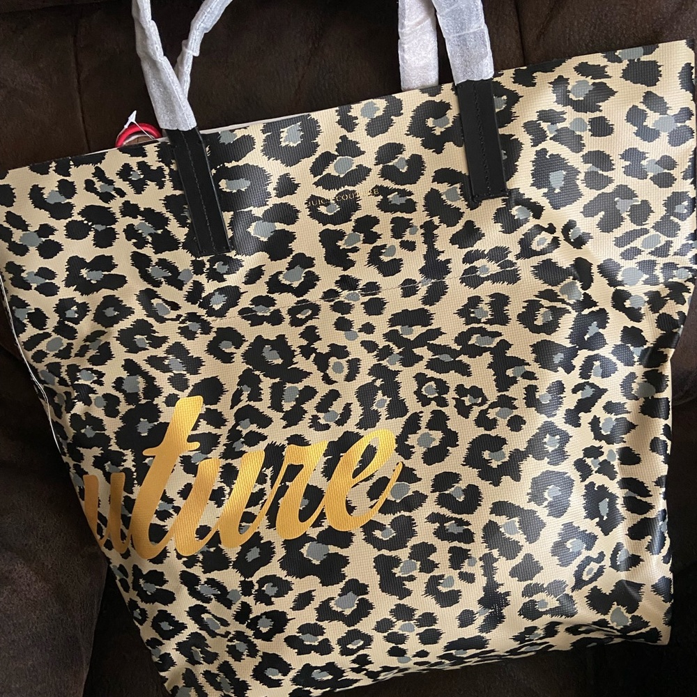 Juicy Couture Leopard/Cheetah Print PVC Tote Bag - NEW - Picture 7 of 9